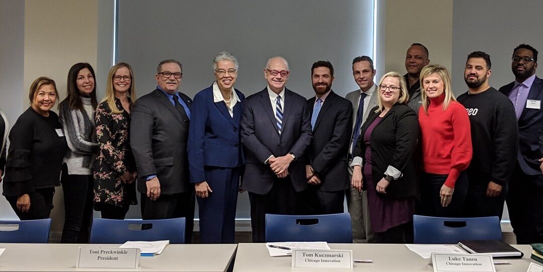Cook County Board President Toni Preckwinkle Holds Round Table for 2018 Chicago Innovation Award Winners