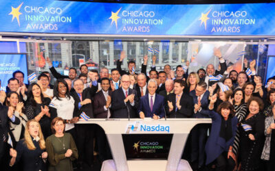 Rahm Emanuel, Chicago Innovation Award winners ring Nasdaq closing bell